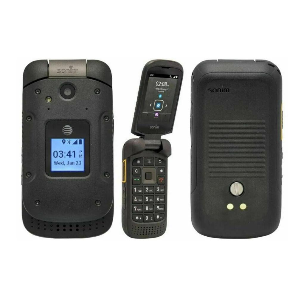 Sonim XP3 XP3800 AT&T 4G LTE GSM 8GB Flip Phone Rugged Waterproof Open Box w/SIM